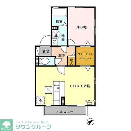 スプリングコートの物件間取画像